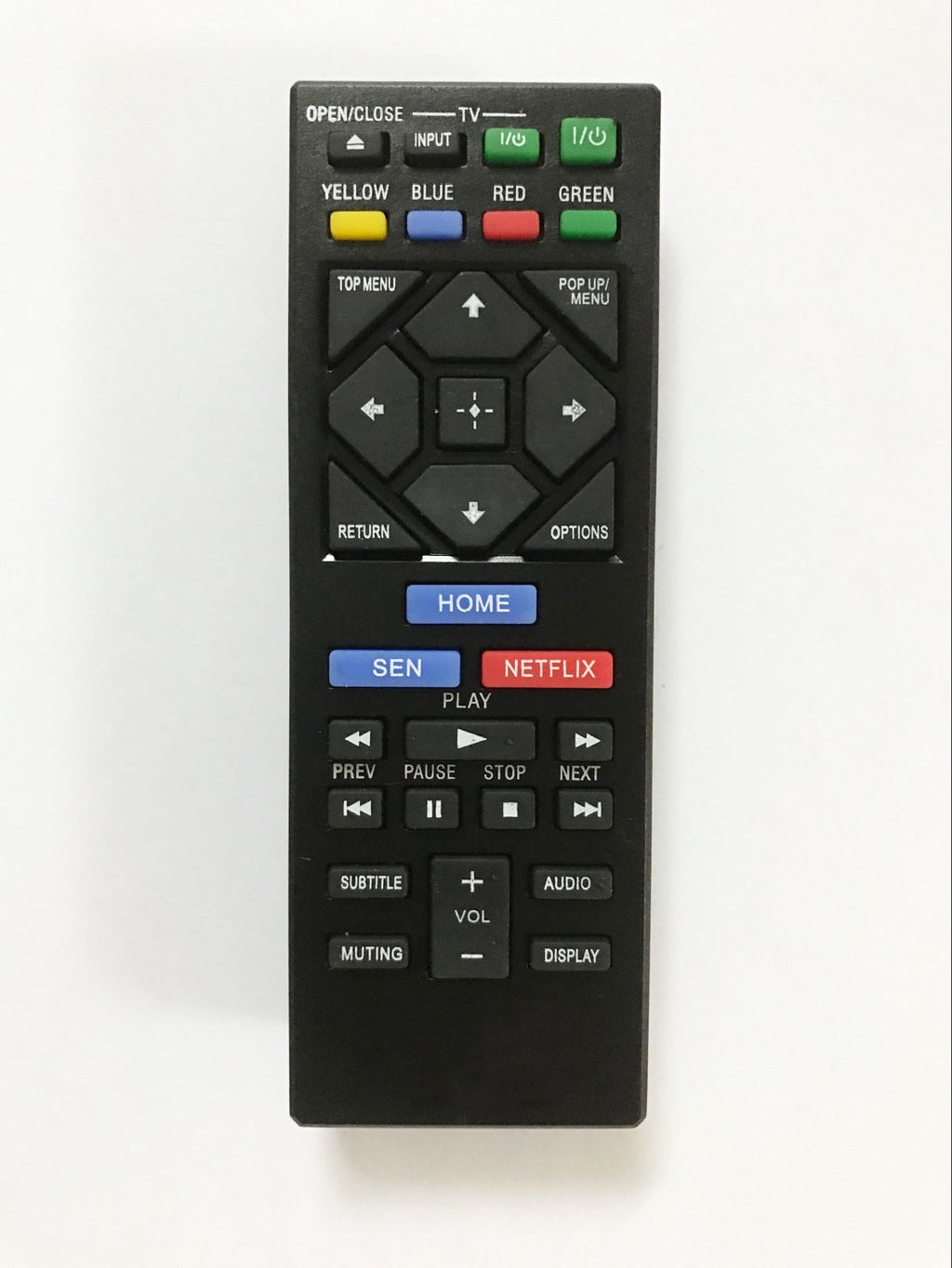 Replacement Remote Controller use for BDPS1200 BDPS1500 BDPS6500 BDPBX550 Sony Blu-ray Disc Player