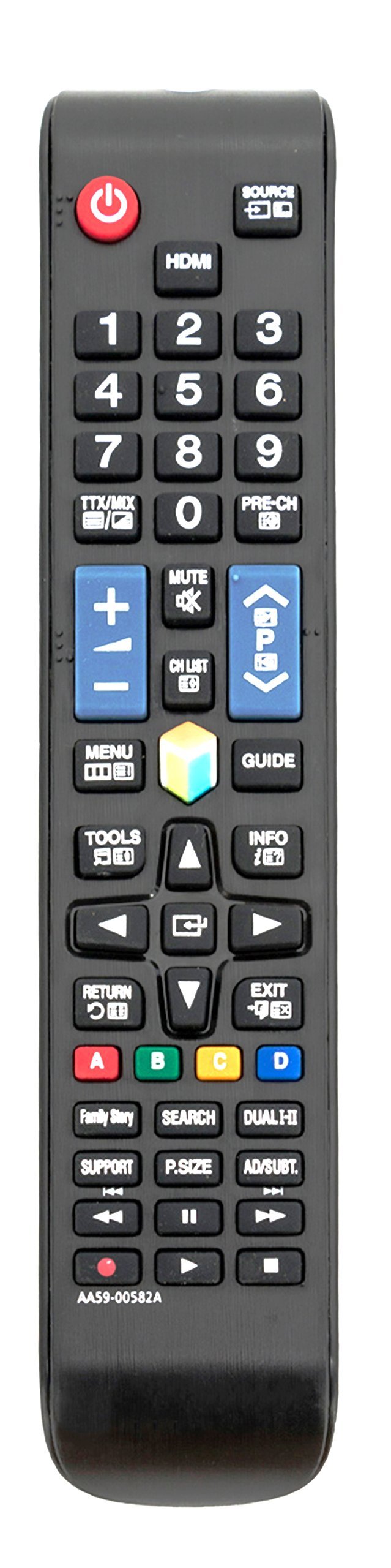 New AA59-00582A Remote fit for Samsung AA59-00580A AA59-00638A AA59-00790A AA59-00581A AA59-00594A UN32EH4500 UN46ES6100F UN32EH5300