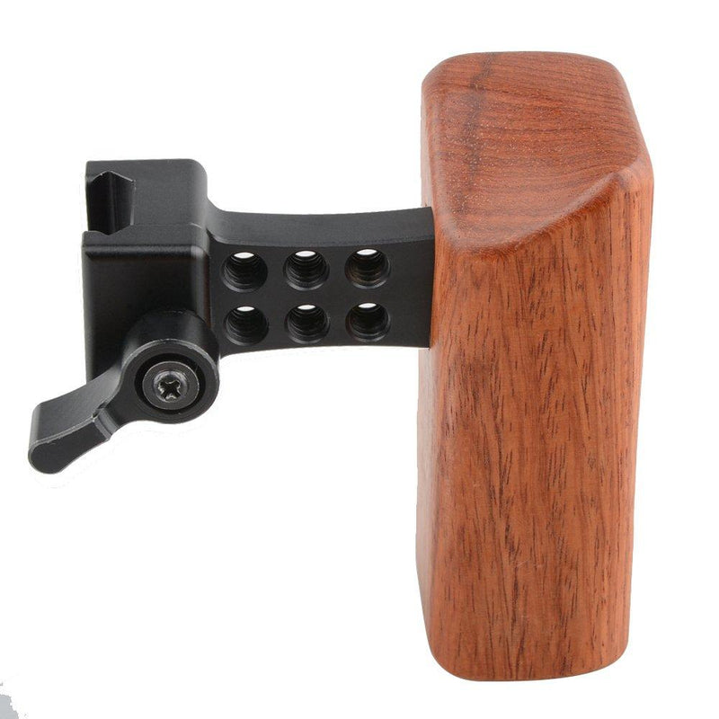 CAMVATE DSLR Wood Wooden NATO Handle Grip (Right Hand) Right hand