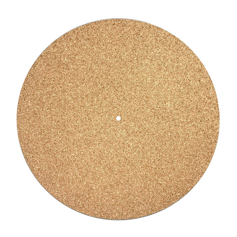 Turntable Mat Slipmat Cork (Diameter: 30cm/11.8in Thickness: 3mm 1/8in) Vinyl Record Improve Sound Quality Reduce Vibrations Absorb Resonances DIY Upgrade Best on Metal Platter - Unihom Cork3mm