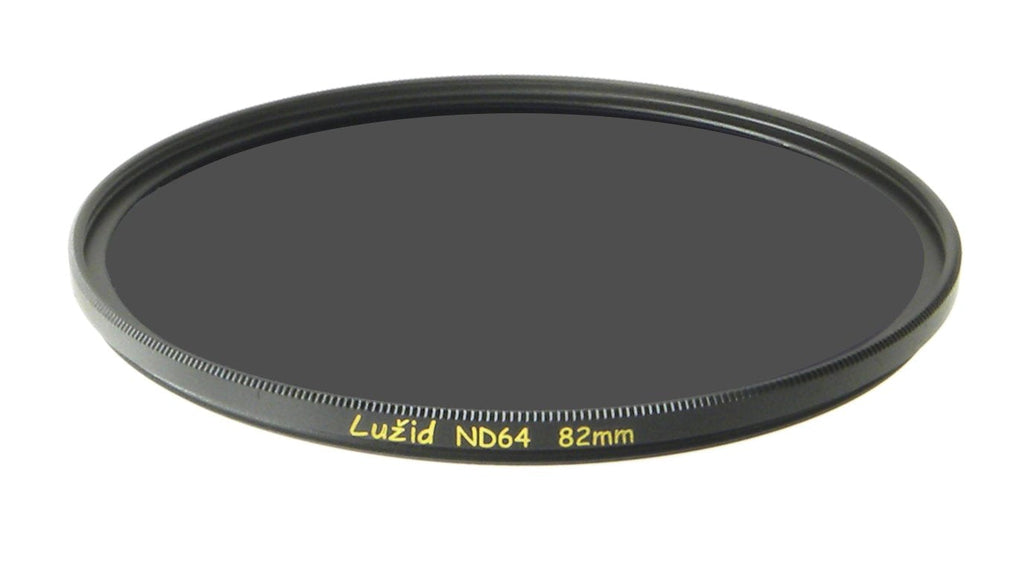 LUŽID X2 82mm ND64 MC Filter Schott B270 Glass Brass Frame ND 1.8 Multi-Coated 82 Luzid