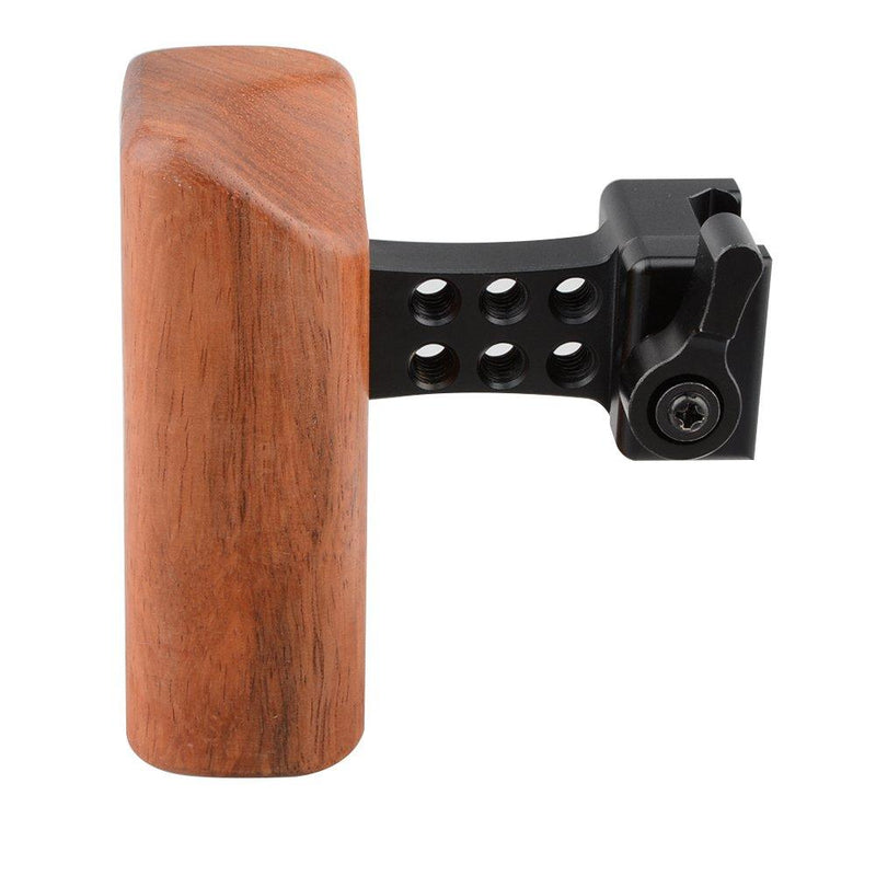 CAMVATE DSLR Wood Wooden NATO Handle Grip (Left Hand) Left hand