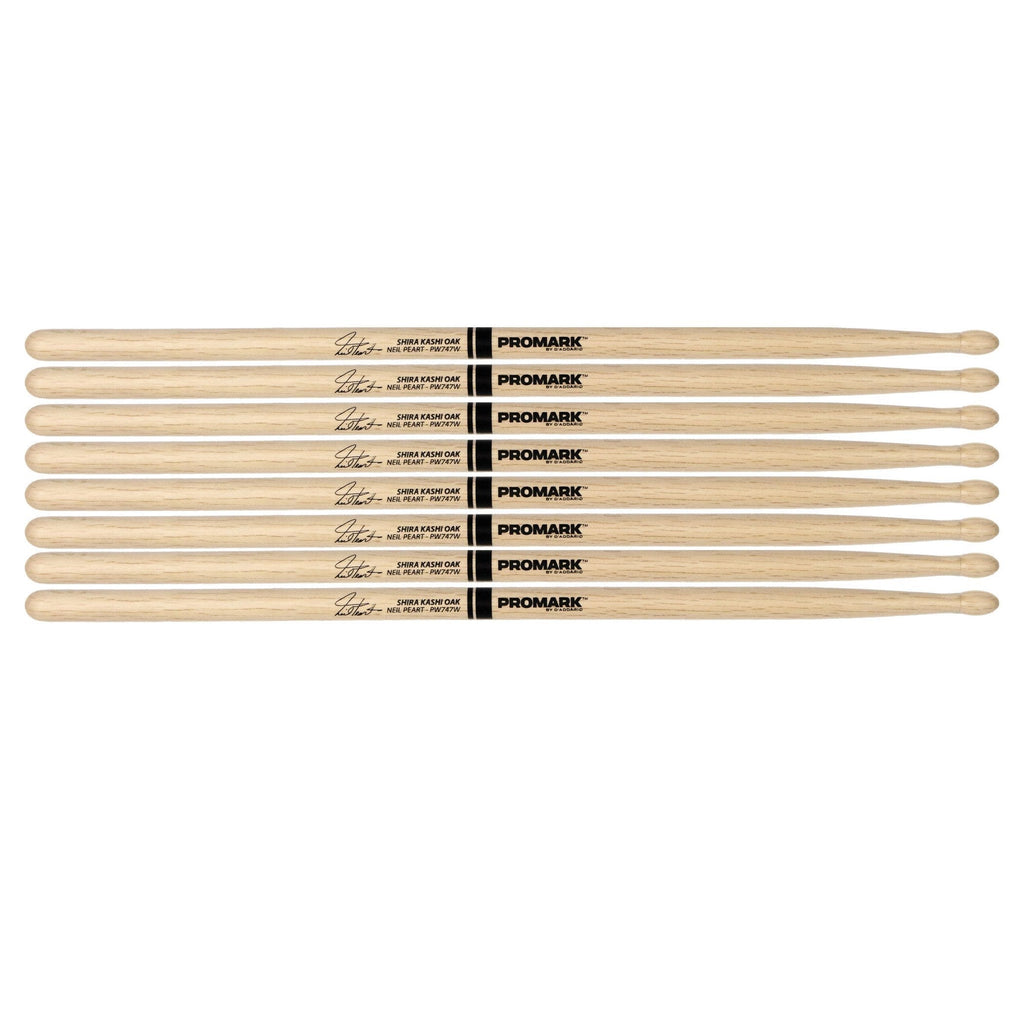 ProMark Shira Kashi Oak Neil Peart 747 4-Pack, Four Pairs (PW747W-4P)