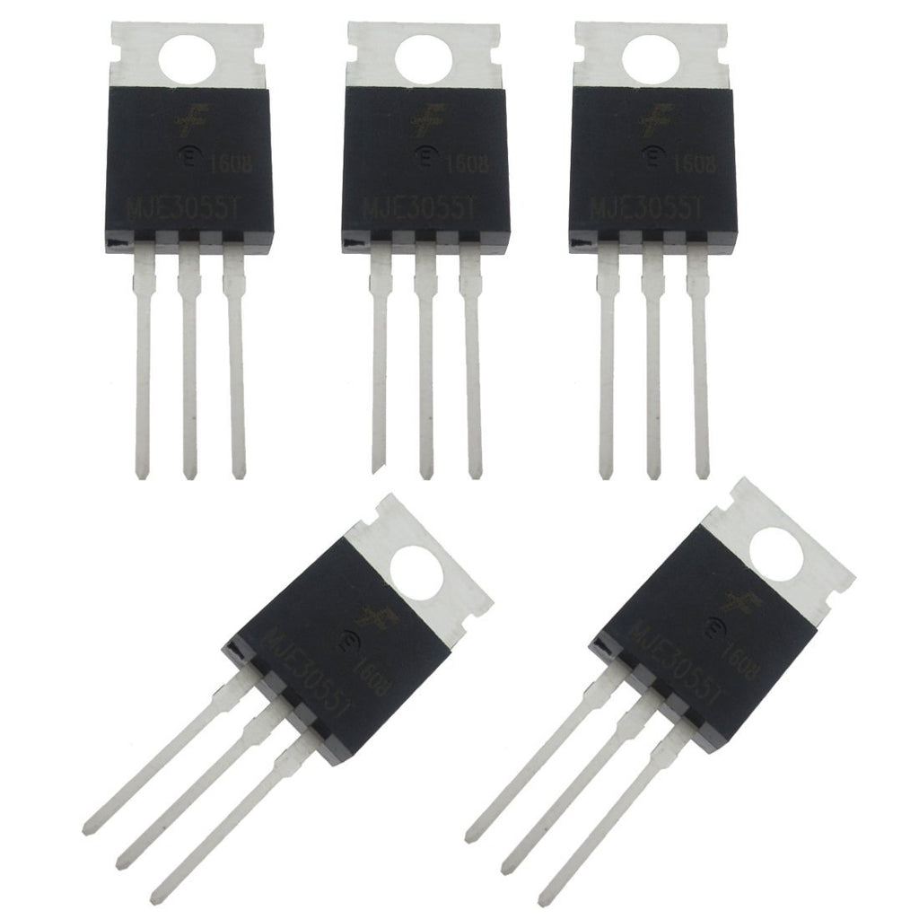 5 pcs of MJE3055T MJE3055 10A 60V NPN Transistor for General Purpose and Switching Applications