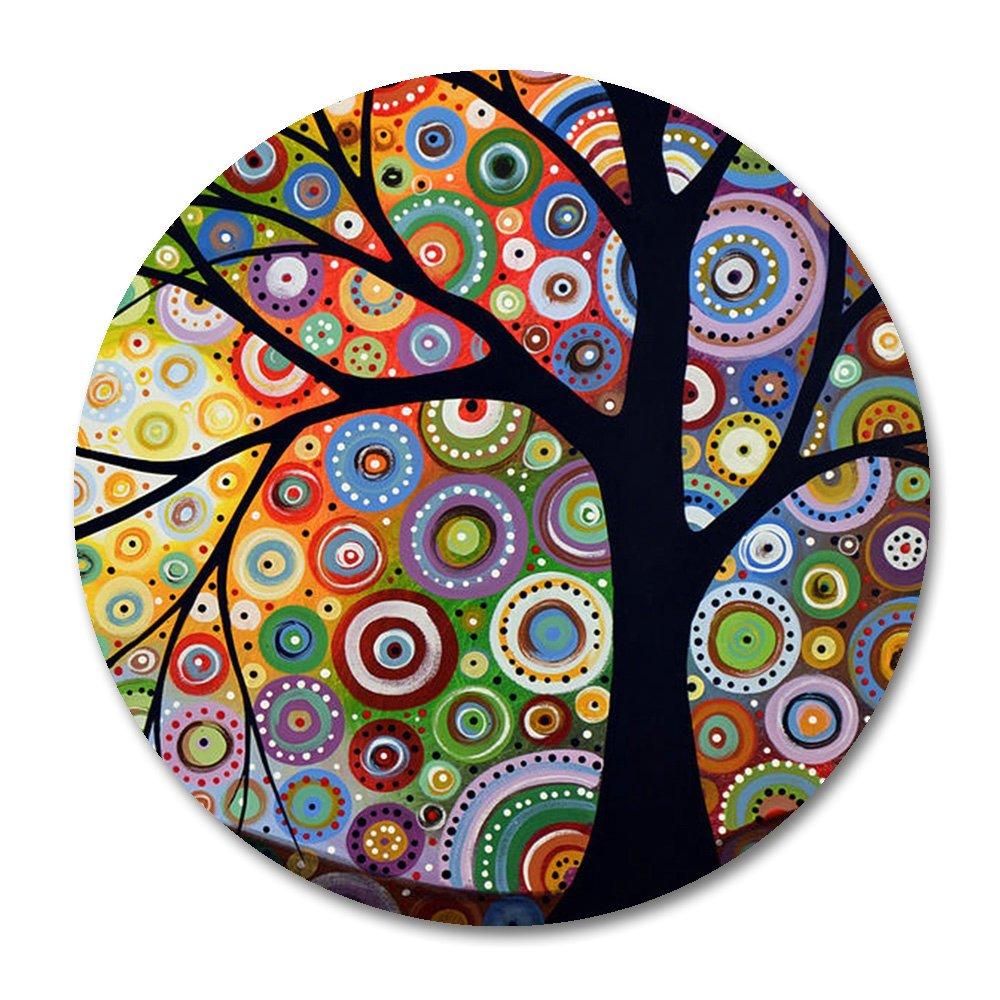 Tree of life Customized Round Mouse Pad 7.8"X7.8" inch Multi 24
