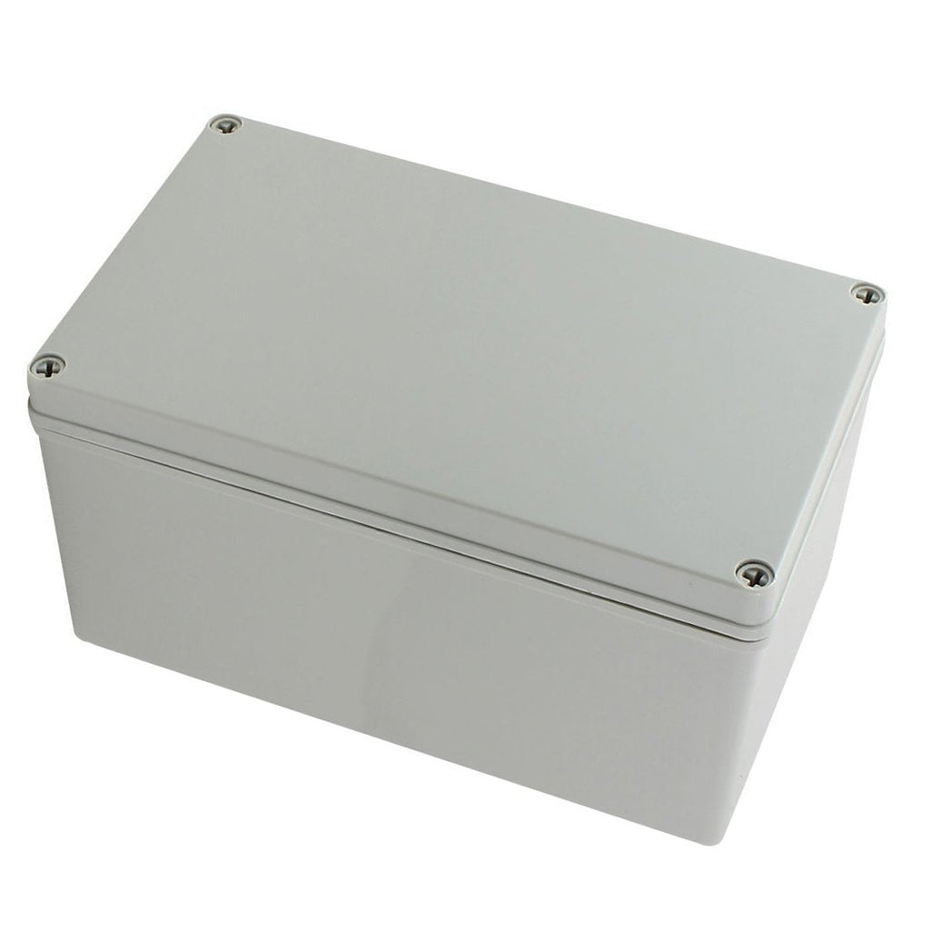 YXQ 9.8 x 5.9 x 5.1inch Junction Box Electrical Project Case IP65 Waterproof ABS DIY Power Outdoor Enclosure Gray (250 x 150 x 130mm) 9.8 x 5.9 x 5.1 inches