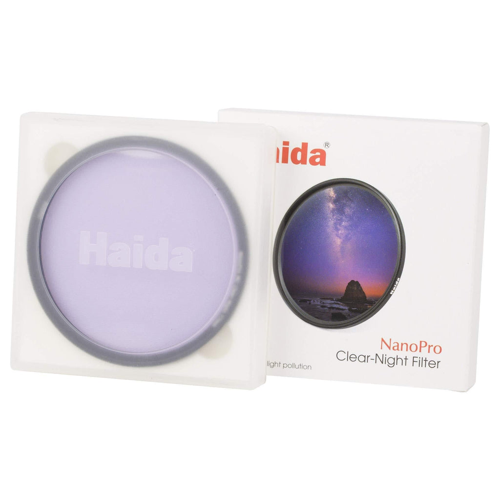 Haida 58mm Clear-Night Filter NanoPro MC Light Pollution Reduction for Sky/Star 58