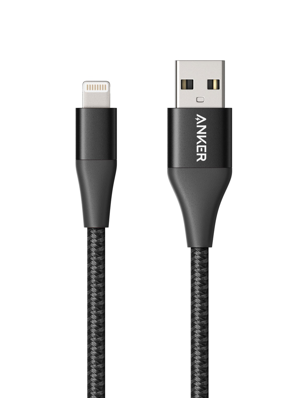 Anker Powerline+ II Lightning Cable (3ft), MFi Certified for Flawless Compatibility with iPhone Xs/XS Max/XR/X / 8/8 Plus / 7/7 Plus / 6/6 Plus / 5 / 5S and More (Black) 3ft Black