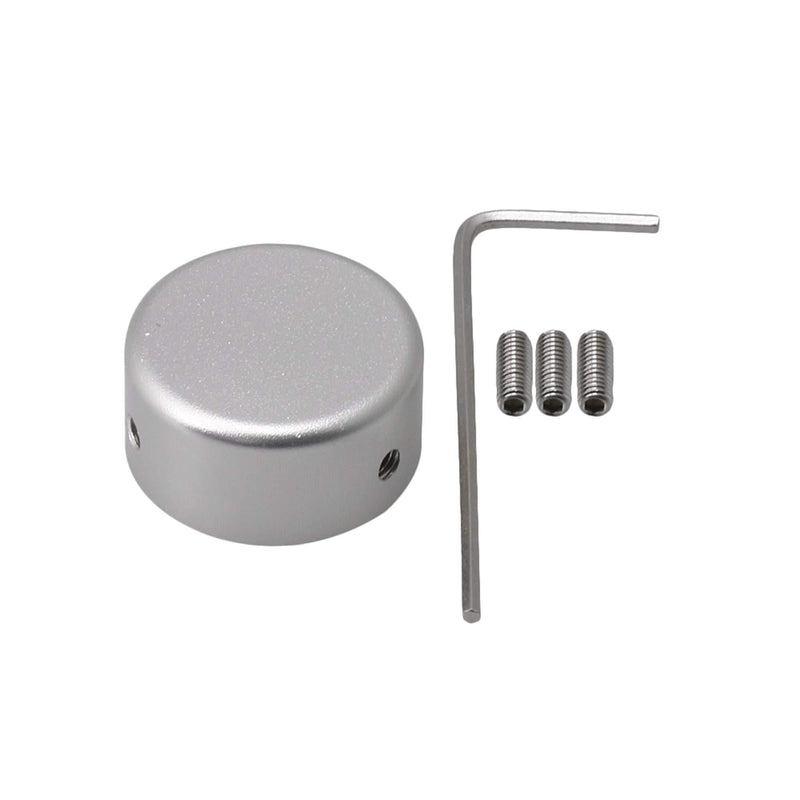 [AUSTRALIA] - Yibuy Silver Aluminum Alloy Guitar Effects Pedal Knobs with Screws Wrench 