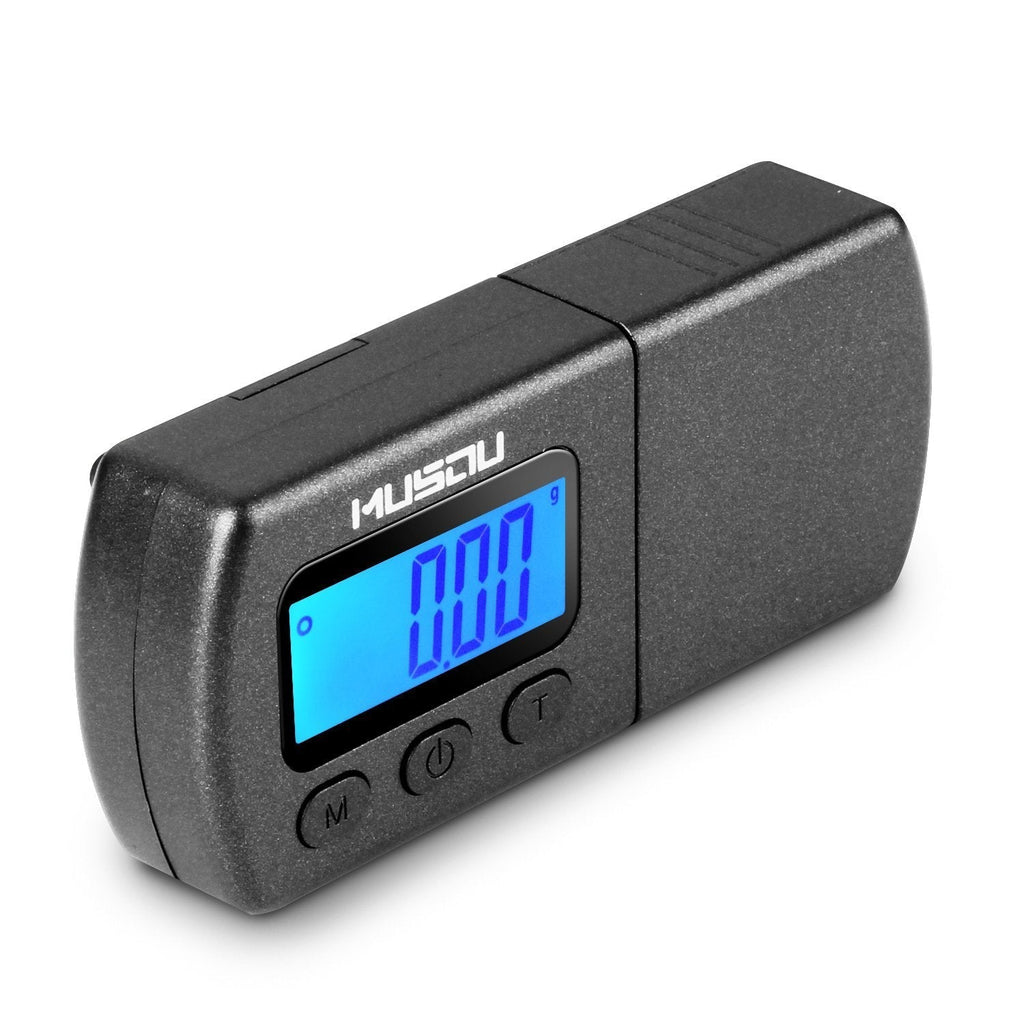 [AUSTRALIA] - Musou Digital Turntable Stylus Force Scale Gauge 0.01g Blue LCD Backlight,Tracking Force Pressure Gauge/Scale for Tonearm Phono Cartridge 