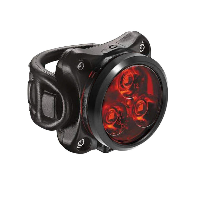 LEZYNE Zecto Drive Rear Bicycle Taillight, 80 Lumens, 11H Runtime, 10 Output Modes, USB Rechargeable, Bike Light Black / High Gloss One Size