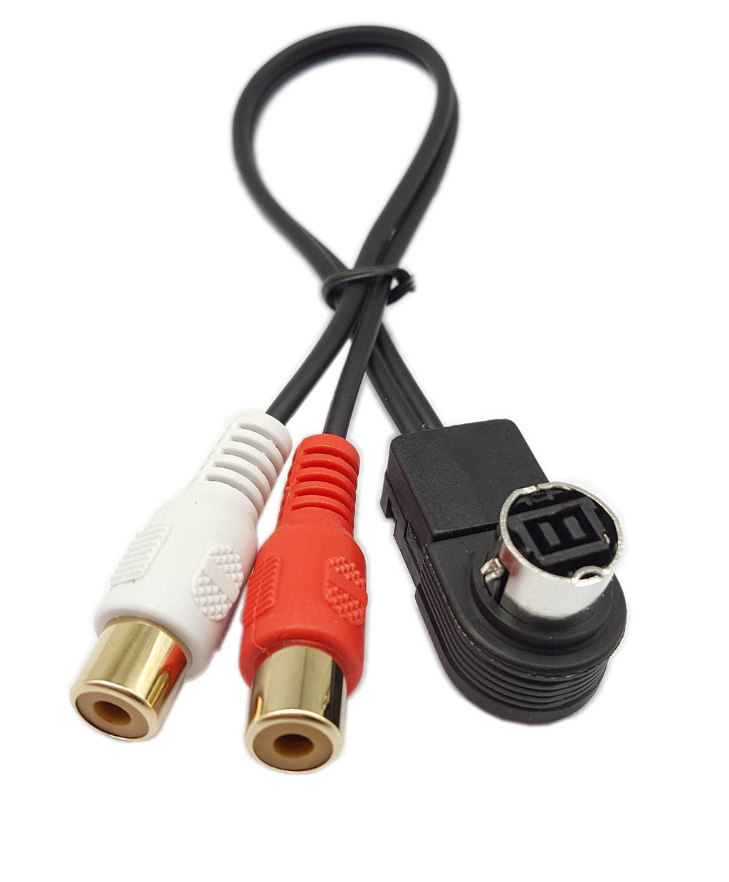 Alpine Ai-net RCA Aux Cable,SinLoon Ai-net to 2RCA Female Auxiliary Input Adapter Cable for Alpine KCA-121B DVD JVC Sound Input Cable Ai-net RCA Aux Cable