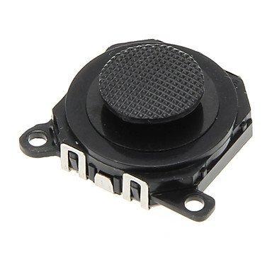 Gametown Replacement Parts Analog 3D Button Thumbstick Stick Joystick Rocker with Cap for Sony PSP 1000 1001 -Black