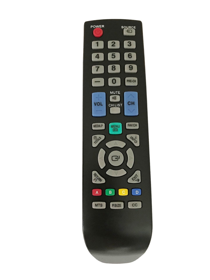 Replacement Remote Controller use for LN32C350D LE19C350 LN40D503F6F LN40D503F6FXZA LE22C350D1W Samsung TVs