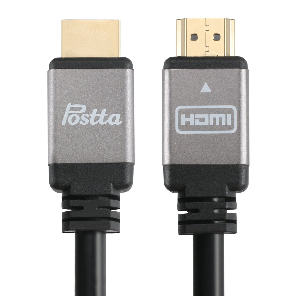 Postta Ultra HDMI Cable(25 Feet) HDMI 2.0V Support 4K 2160P,1080P,3D,Audio Return and Ethernet - 1 Pack(Grey) 25FT Grey
