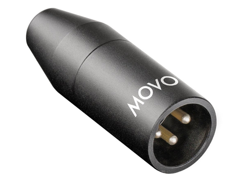 [AUSTRALIA] - Movo 3.5mm to XLR Microphone Adapter - 3.5mm Female TRS to XLR Male Connector for Camcorders, Recorders, Mixers 