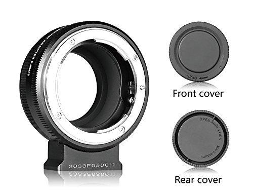 MEIKE MK-NF-P Mount Manual Adapter Ring Compatible with F-Mount Lens to M43-Mount Mirrorless Camera E-PL5 E-PL6 E-PL7 GM5 GX1 GX7 G3