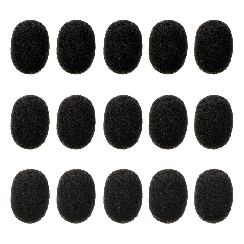 [AUSTRALIA] - eBoot Lapel Headset Microphone Windscreens, Foam Microphone Covers, Mini Size, 15 Pack 