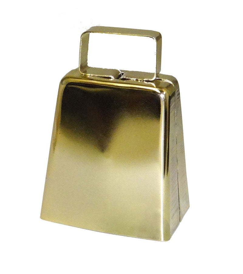 ACI PARTY AND SPIRIT ACCESSORIES 236860 GOLD 3" COWBELL Cowbell Noisemaker, Gold Metal