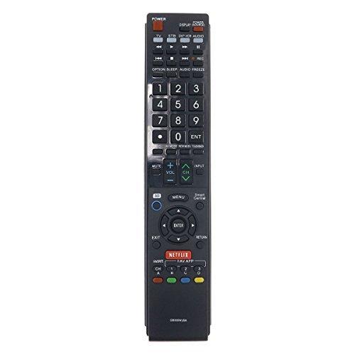 Aurabeam GB005WJSA Replacement TV Remote Control for Sharp Aquos Television (RRMCGB005WJSA)