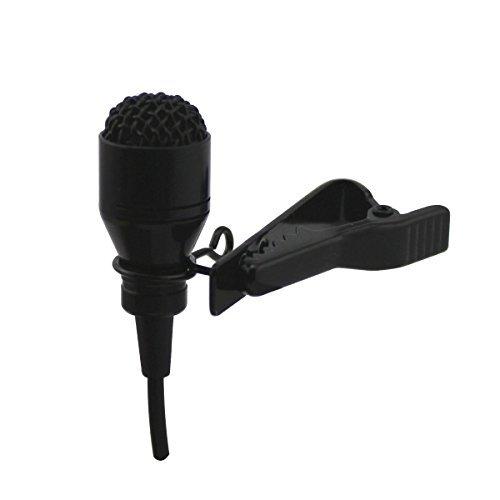 JK MIC-J 055 Lapel Microphone Lavalier Microphone Unidirectional Cardioid Condenser Microphone Compatible with TASCAM Zoom Recorders - 1/8" TRS