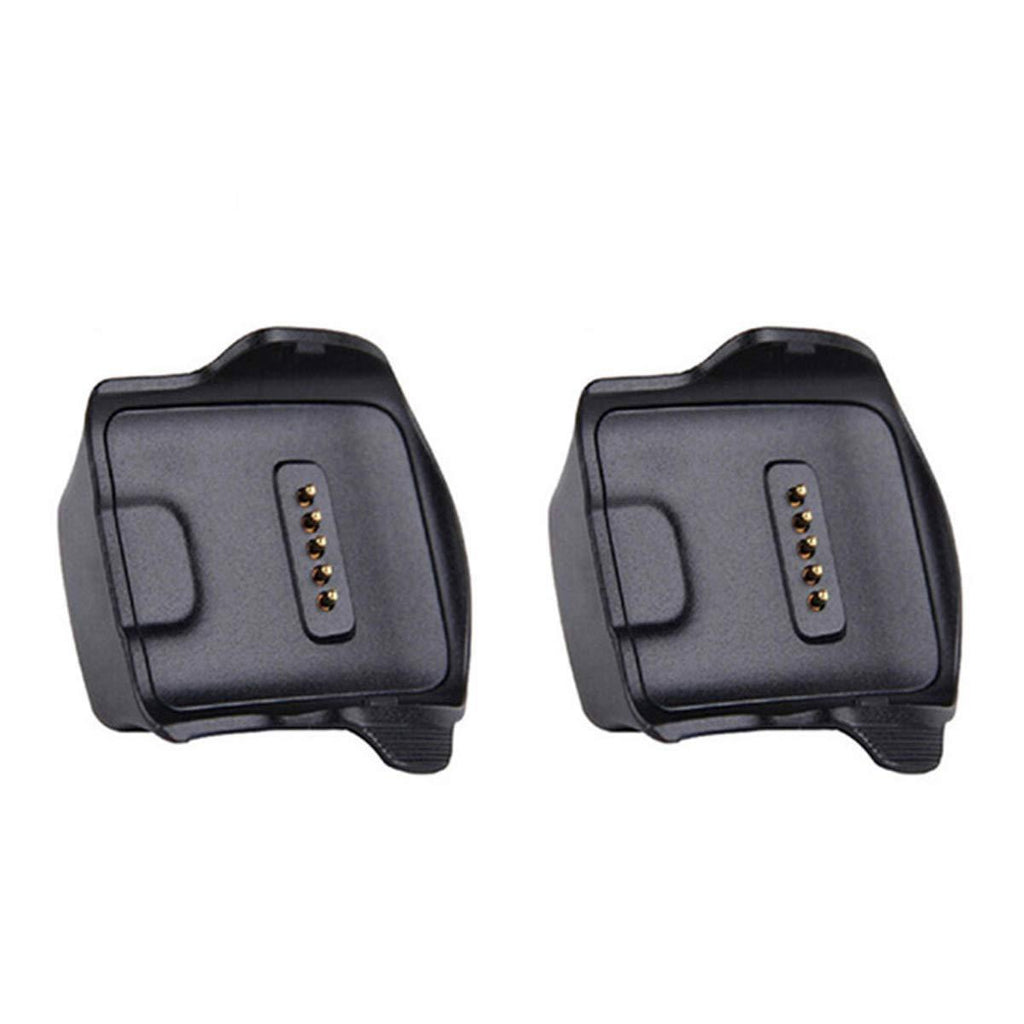 Kissmart Compatible with Gear Fit Charger (2PCS), Replacement Gear Fit Charger Charging Cradle Dock for Samsung Gear Fit R350 Smart Watch (2 Pack)