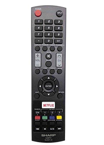 New Replaced Remote Control GJ221-C for Sharp TV LC32LE653U LC-32LE653U LC40LE653U LC-40LE653U LC43LE653U LC-43LE653U LC48LE653U LC-48LE653U LC55LE653U LC-55LE653U LC65LE645U LC-65LE645U LC65LE653U