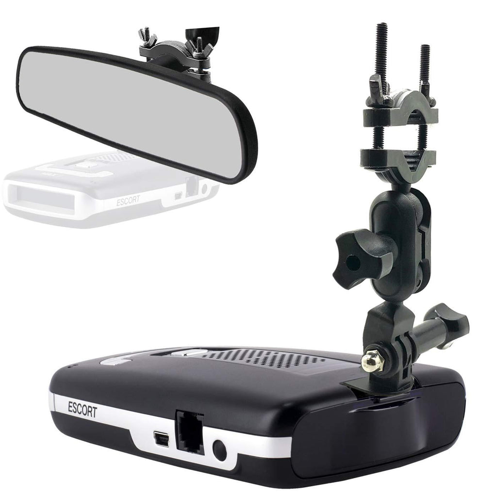 AccessoryBasics Car Rear View Mirror Radar Detector Mount for Escort Passport Max/Max 2 / Max360 from 2015-2019 (NOT Compatible with MAX360C or New 2020 Max360 w/Magnetic Dock Radar)