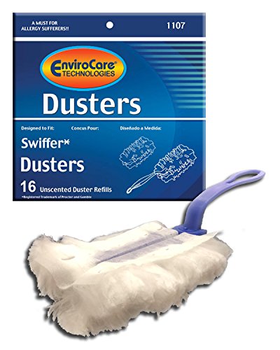 EnviroCare Duster Replacements Designed to fit Swiffer Unscented Dusters (16 Pack)