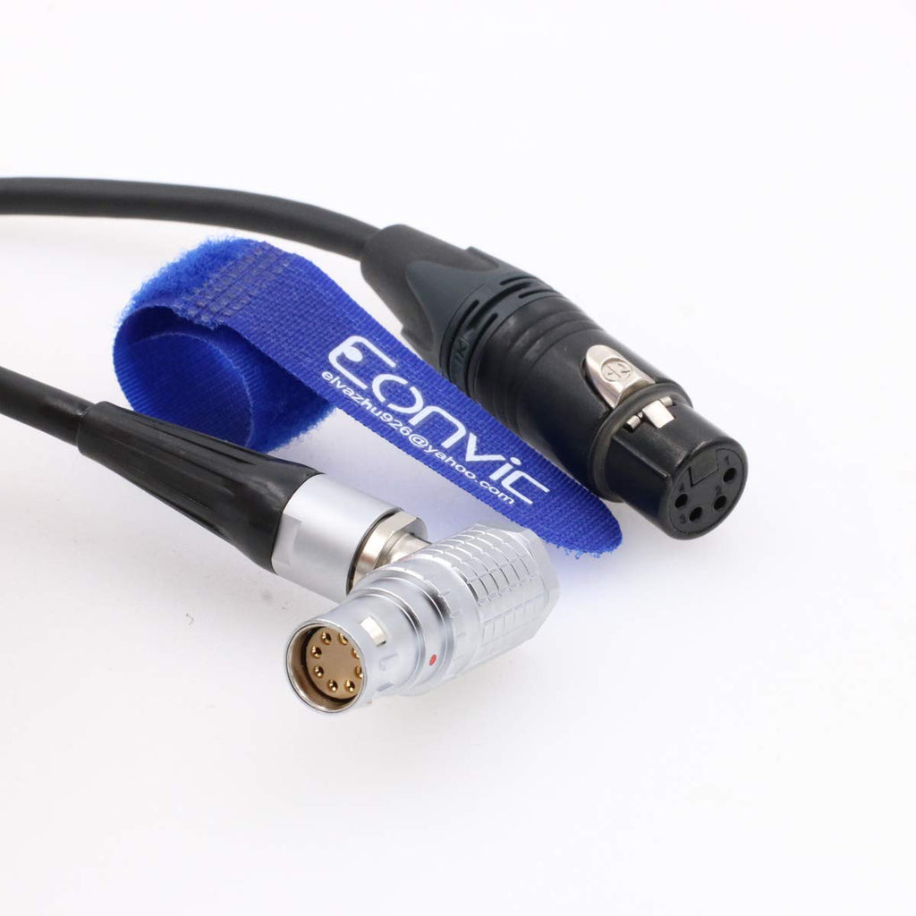 Eonvic 4 pin XLR Female to 2B 8pin Female Power Cable for ARRI Alexa Mini Camera