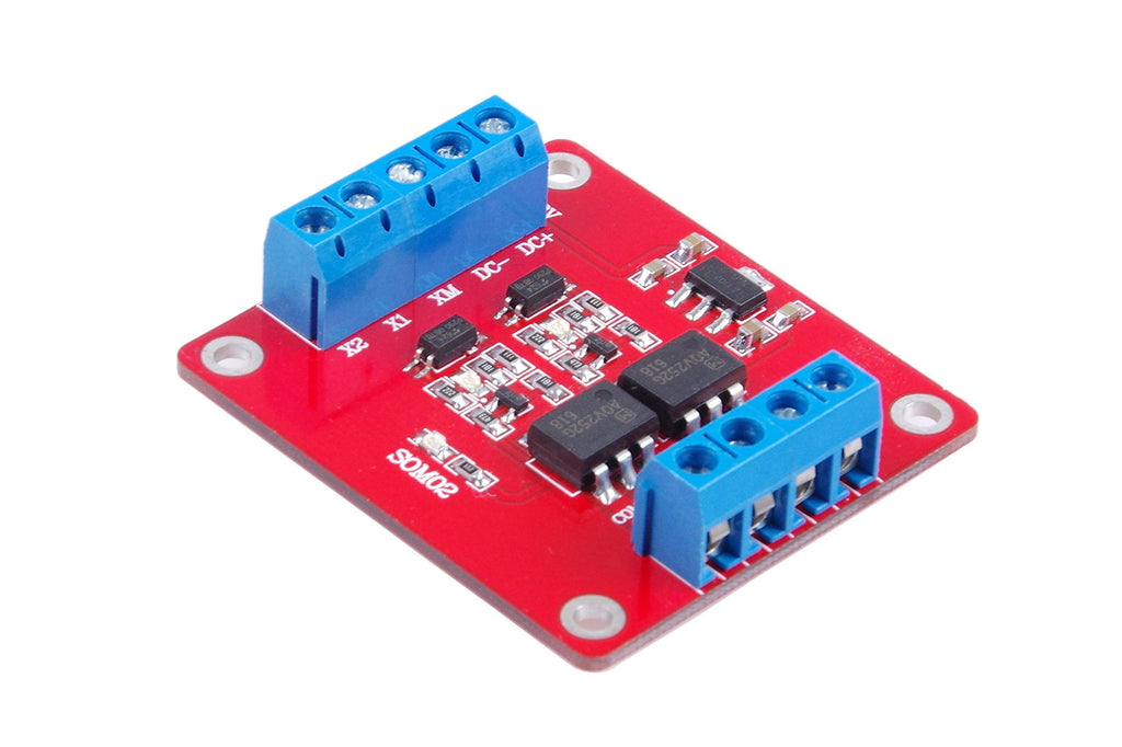 LM YN 2-Channel Solid State Relay Module High-Low Level Trigger 3A Optocoupler Isolation