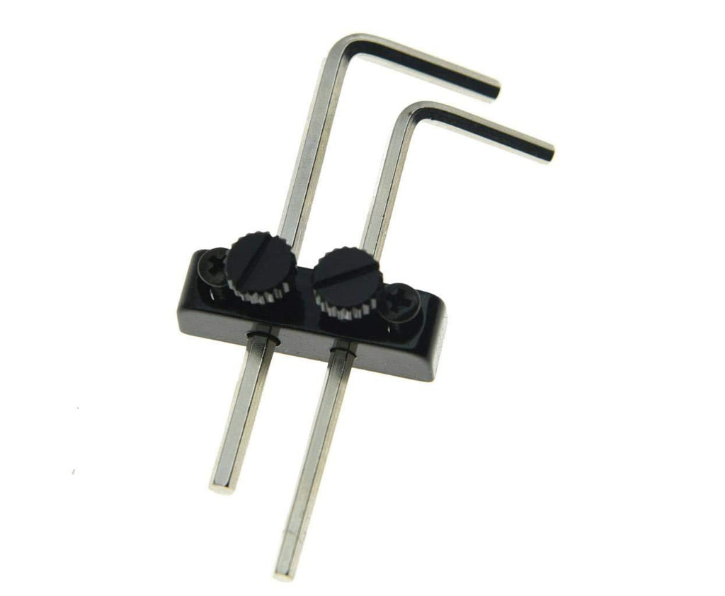 KAISH Guitar Bass Allen Key Headstock Wrench Holder for Floyd Rose Tremolo Black