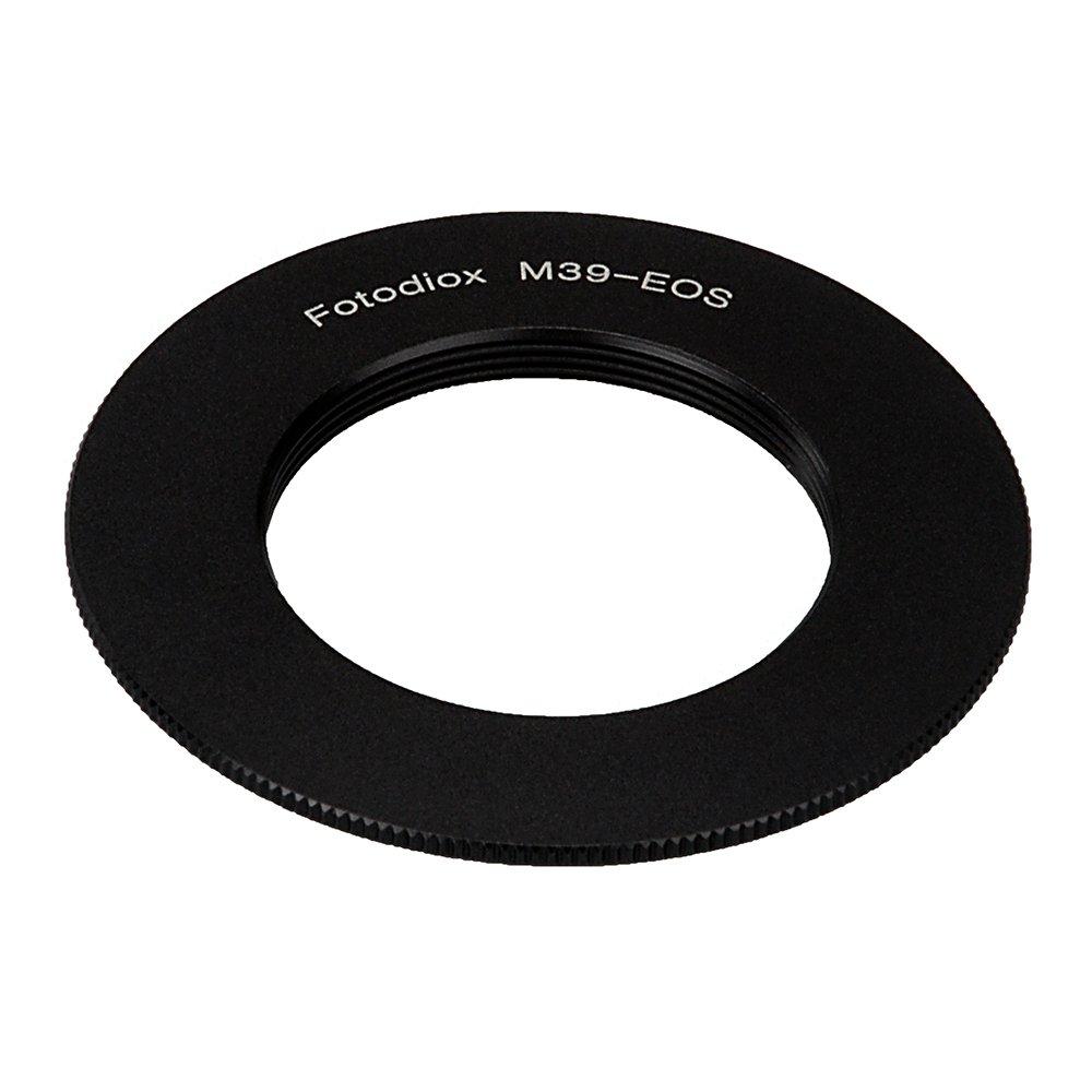 Fotodiox Lens Mount Adapter-M39/L39 Screw Mount SLR Lens to Canon EOS (EF, EF-S) Mount SLR Camera Body M39x1mm Standard Single