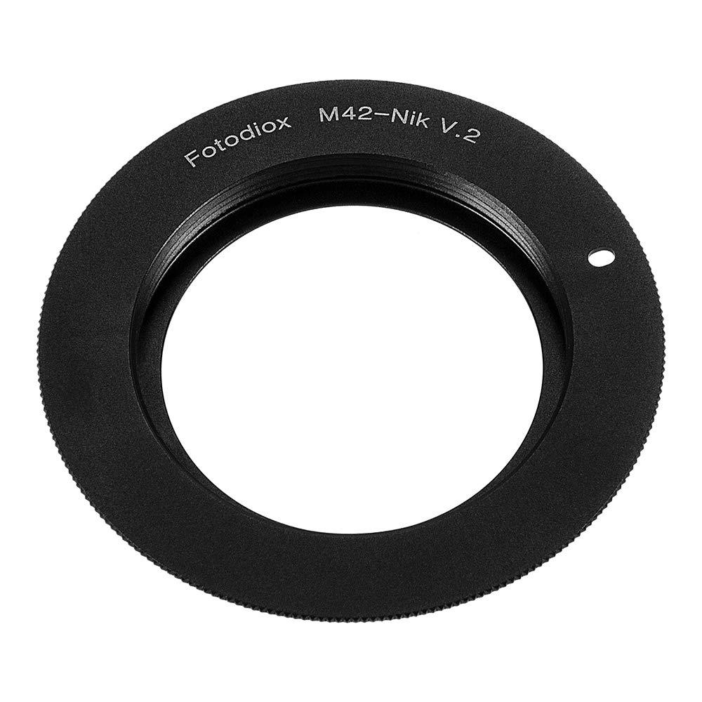 Fotodiox Lens Mount Adapter Compatible with M42 Type 2 Lenses to Nikon F-Mount Cameras Standard