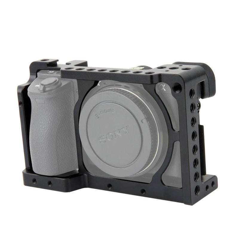 NICEYRIG A6100 A6300 A6400 A6000 Camera Cage with 1/4 Thread and Cold Shoe - 083