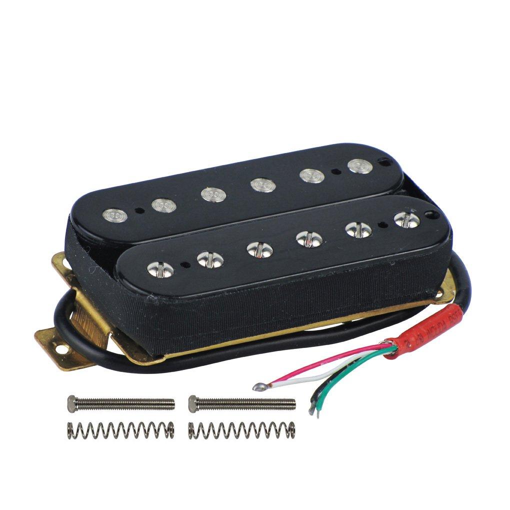 FLEOR Electric Guitar Humbucker Pickups Bridge Alnico 5 Pickup Black Bridge Pickup