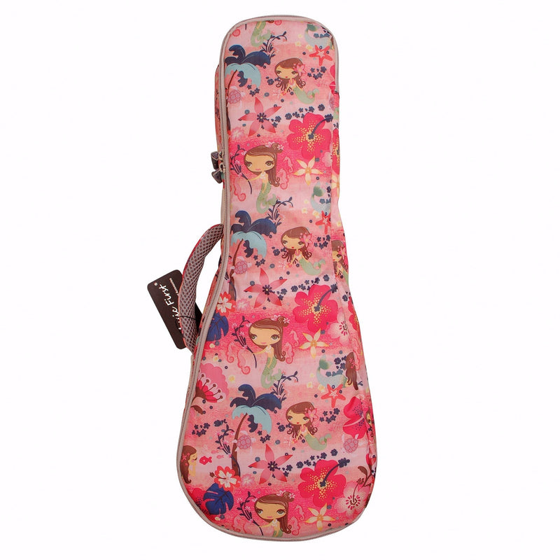 [AUSTRALIA] - MUSIC FIRST Pink “Little Mermaid”, Ukulele Bag Ukulele Case Ukulele Cover, New Arrial, Original Design, Best Gift! (23/24 inch Concert, Pink) 23 / 24 inch Concert 