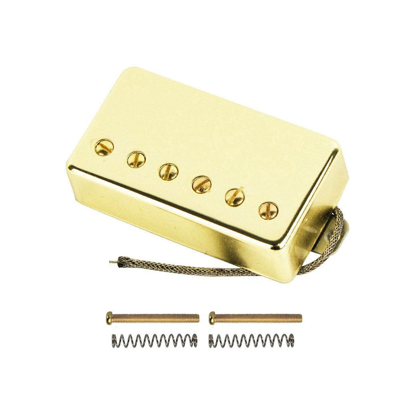 [AUSTRALIA] - FLEOR Alnico5 Guitar Humbucker Pickup Golden Bridge Pickups Compatible with LP Stye Guitar Part Bridge Pickup 