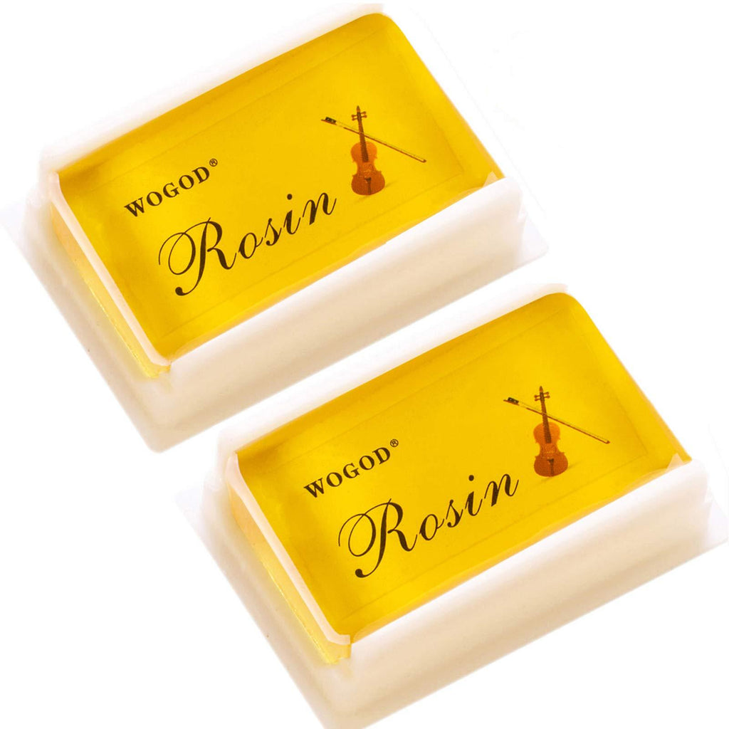 Rosin Violin Rosin Light Low Dust Rosin 2 Pack for Bows for Violin Viola and Cello