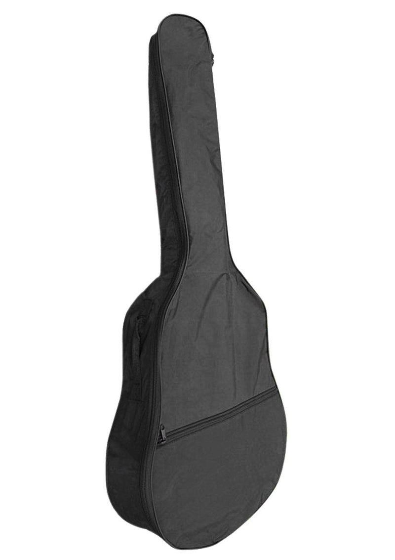 Water-resistant 40 Inch Guitar Bag One Pocket Acoustic Gig Bag Single Adjustable Shoulder Strap Durable Guitar Cover Case Zippered Guitar Storage Bag for Dust-proof Transport Carry Travel, Black 40 "