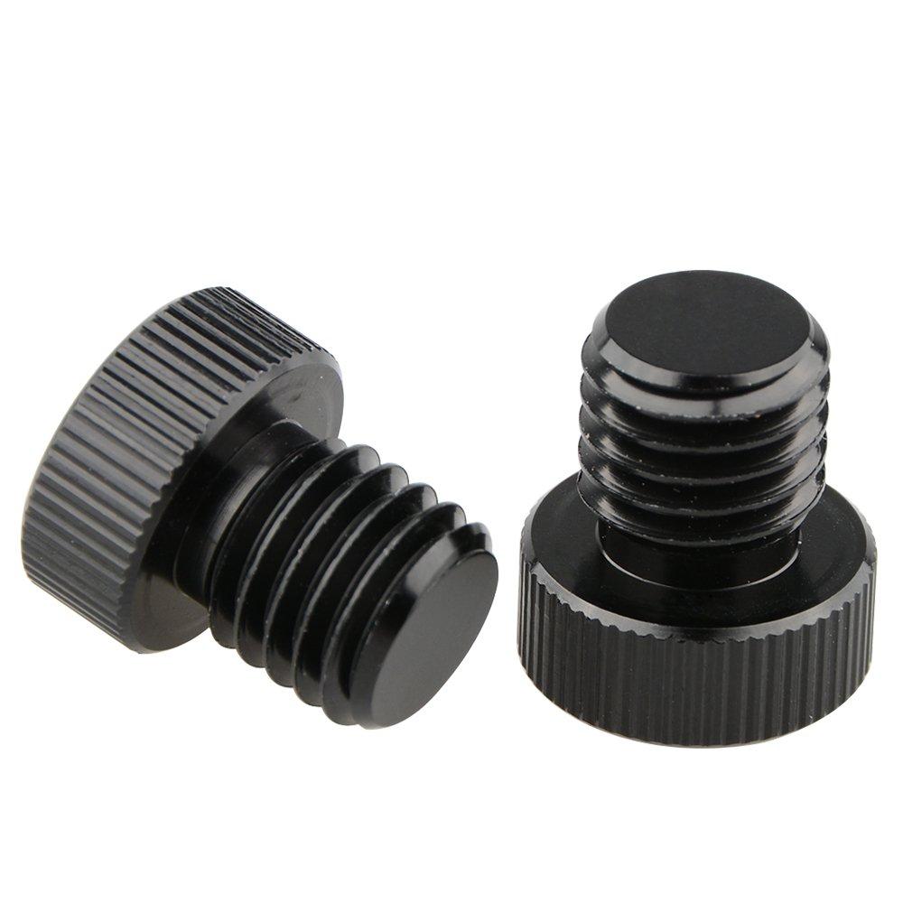 CAMVATE M12 Screw Thread Rod Plug for 15mm Rail Support System (2 Pieces)