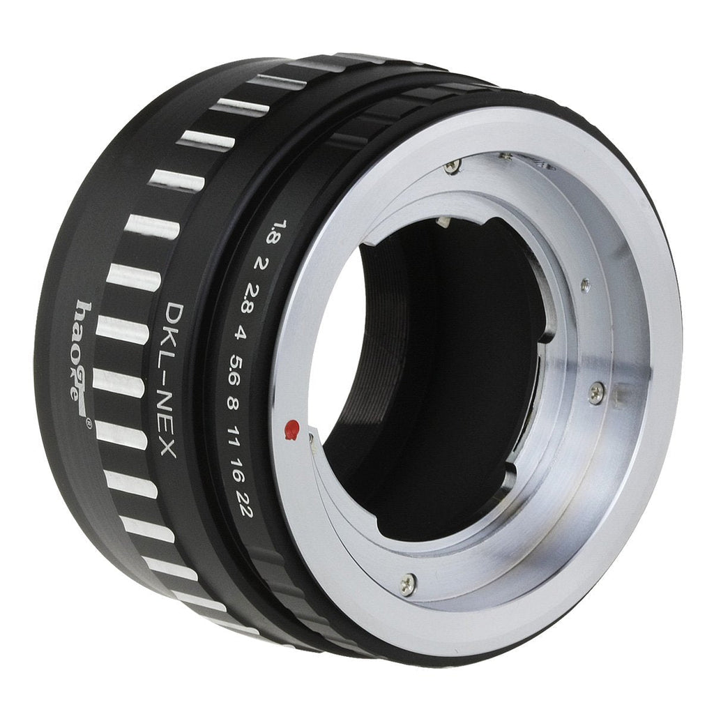 Haoge Lens Mount Adapter for Voigtlander Retina DKL Mount Lens to Sony E Mount NEX Camera as a3000 a3500 a5000 a5100 a6000 a6400 a6500 A7 A7R A7S A7II A7RII A7SII A7III A7RIII A9 EA50 FS7 FS5 FS7II