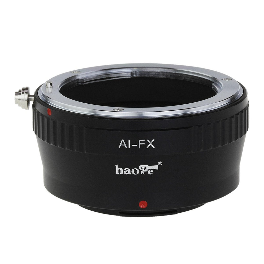 Haoge Lens Mount Adapter for Nikon Nikkor F Mount AI AI-S Lens to Fujifilm Fuji X FX mount Camera as X-A3 X-A5 X-A10 X-A20 X-E1 X-E2 X-E2s X-E3 X-H1 X-M1 X-Pro1 X-Pro2 X-T1 X-T2 X-T3 X-T10 X-T20 X-T30