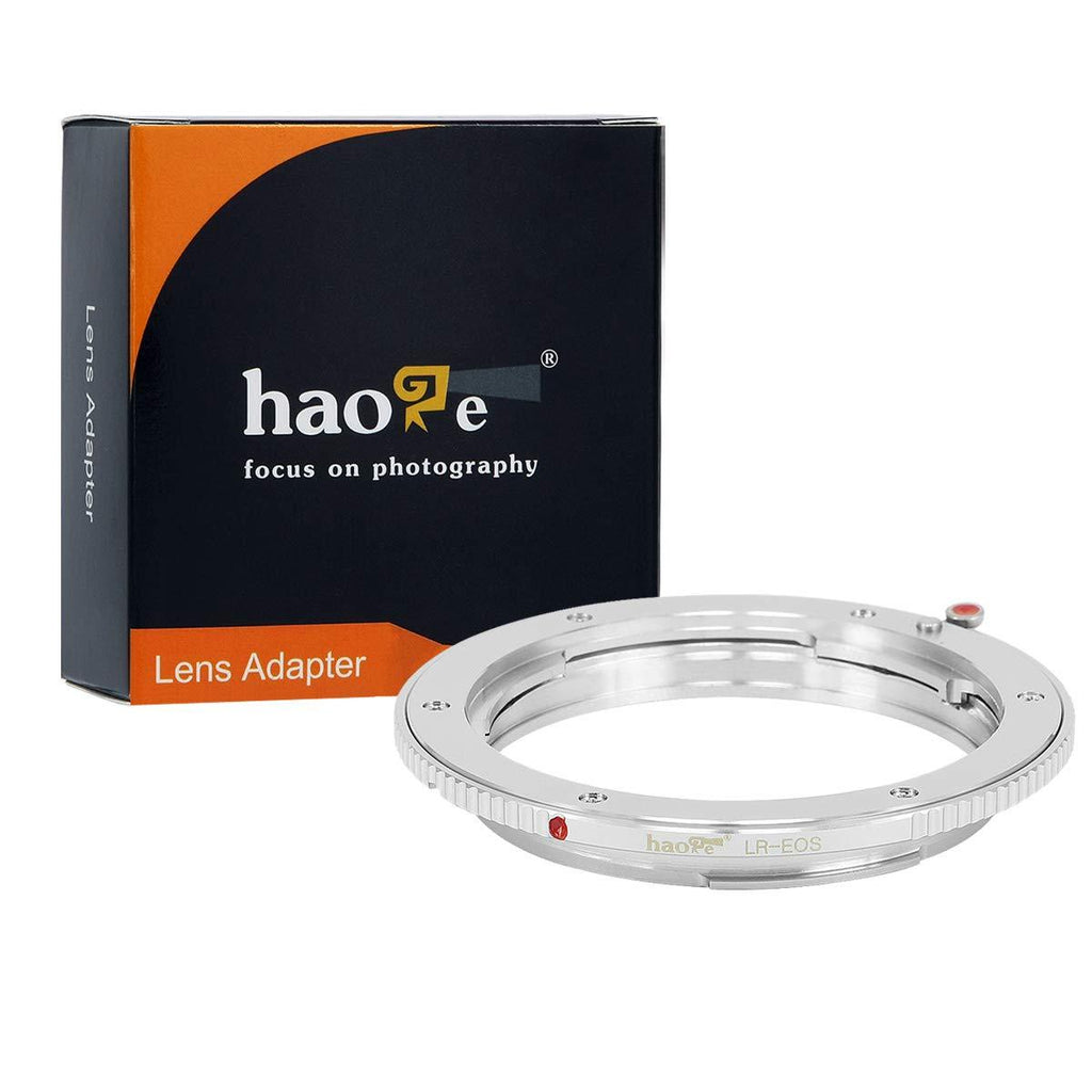 Haoge Lens Mount Adapter for Leica R LR Mount Lens to Canon EOS Rebel 80D 70D 60D 50D 550D 500D 5D 5DS 7D EF EF-S Mount SLR Camera