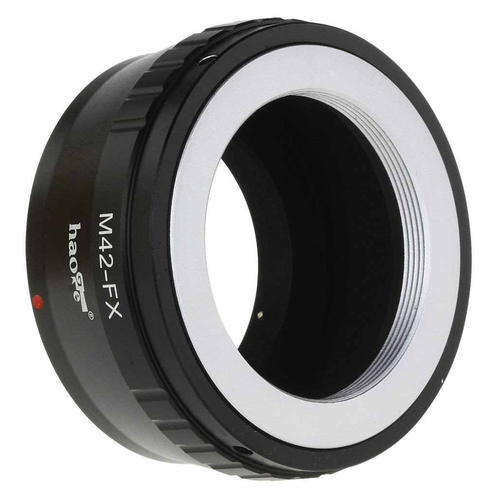 Haoge Lens Mount Adapter for 42mm M42 Screw Mount Lens to Fujifilm X FX Mount Camera Such as X-A3 X-A5 X-A10 X-A20 X-E1 X-E2 X-E2s X-E3 X-H1 X-M1 X-Pro1 X-Pro2 X-T1 X-T2 X-T3 X-T10 X-T20 X-T30 X-T100