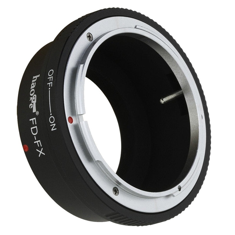 Haoge Lens Mount Adapter for Canon FD Lens to Fujifilm Fuji X FX Mount Camera Such as X-A2 X-A3 X-A5 X-A10 X-A20 X-E1 X-E2 X-E2s X-E3 X-H1 X-M1 X-Pro1 X-Pro2 X-T1 X-T2 X-T3 X-T10 X-T20 X-T30 X-T100