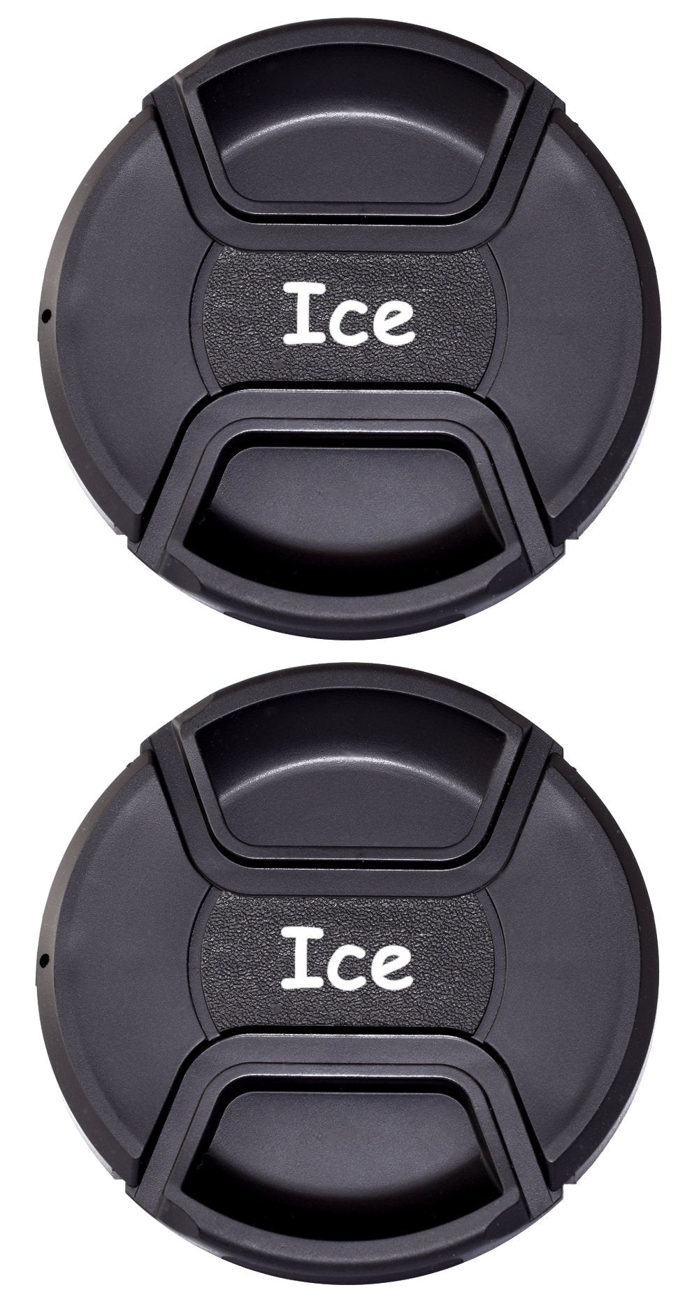 2 X ICE 58mm Front Lens Cap for Camera Snap-On Center Pinch 58