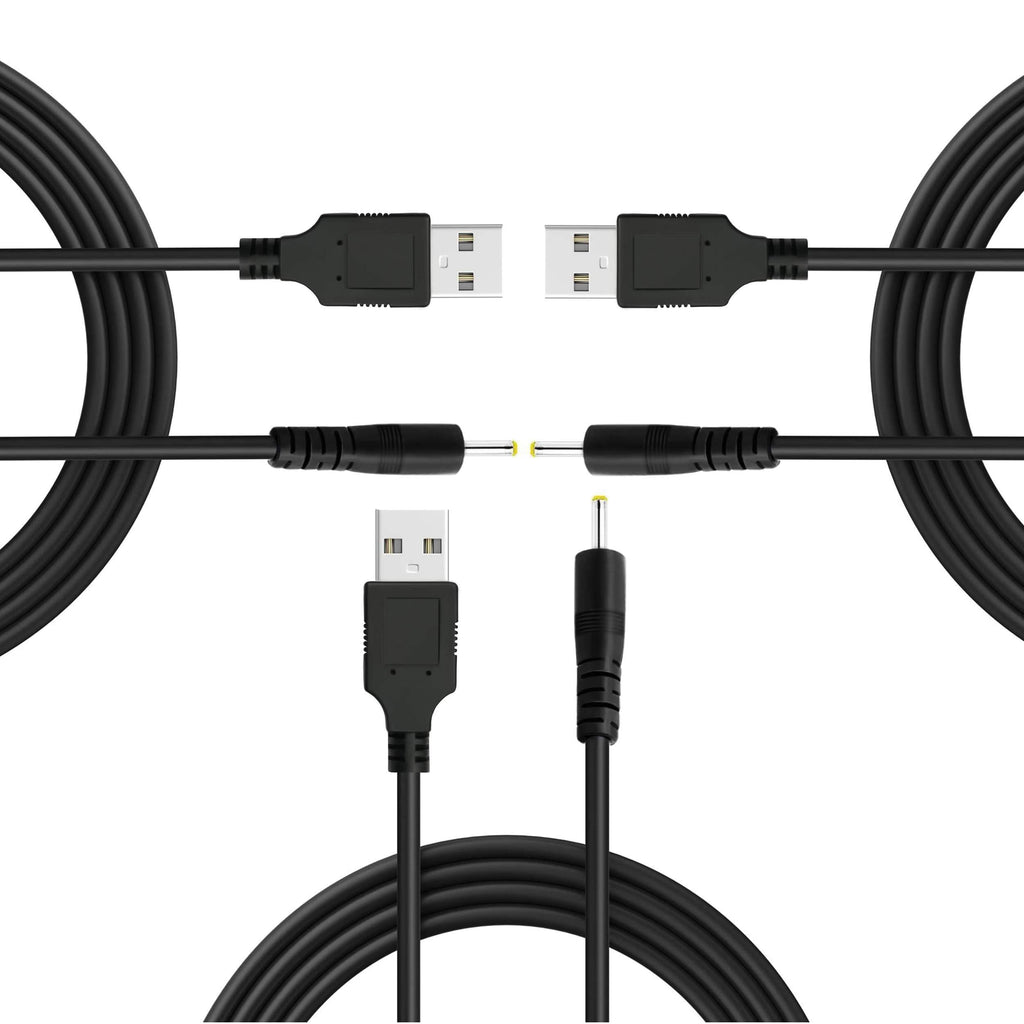 SN-RIGGOR 3-Pack 3.3ft USB to DC 2.5 x 0.7mm Power Jack Charging Cable DC Barrel Jack Power Cable USB to 2.5mm x 0.7mm Barrel Power Adapter dc to USB Converter USB to dc Power Cable USB to DC