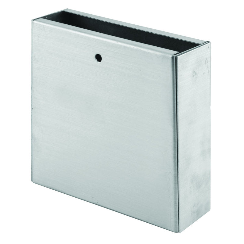 Sentry Supply 650-3005-5 Pilaster Shoe, Fits 5 inch Wide Pilasters, Stainless Steel, Square End, (single pack)