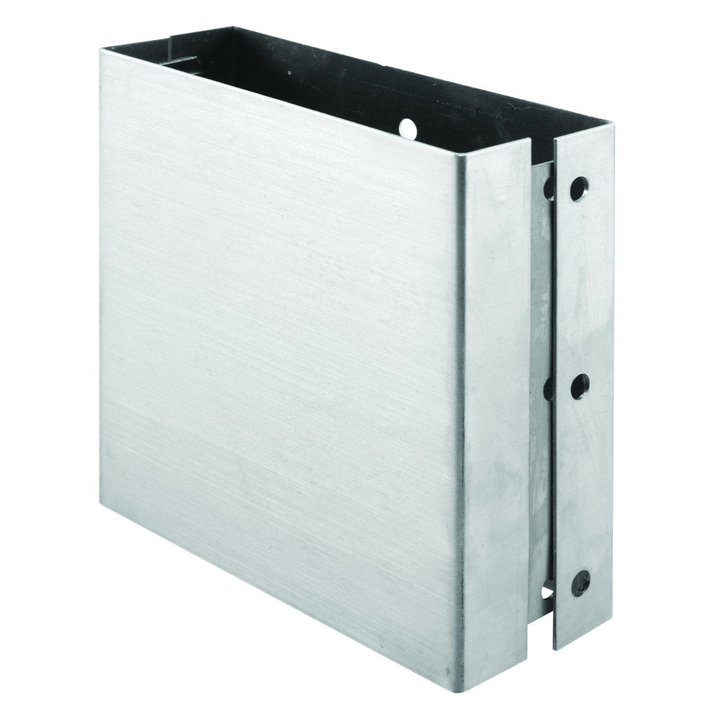 Sentry Supply 650-3001-3 Pilaster Shoe, Fits 3 inch Wide Pilasters, Stainless Steel, Square End, (single pack)